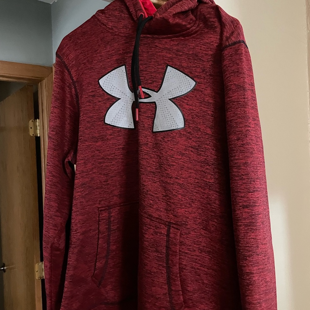 Under Armour Maroon Hoodie with Logo